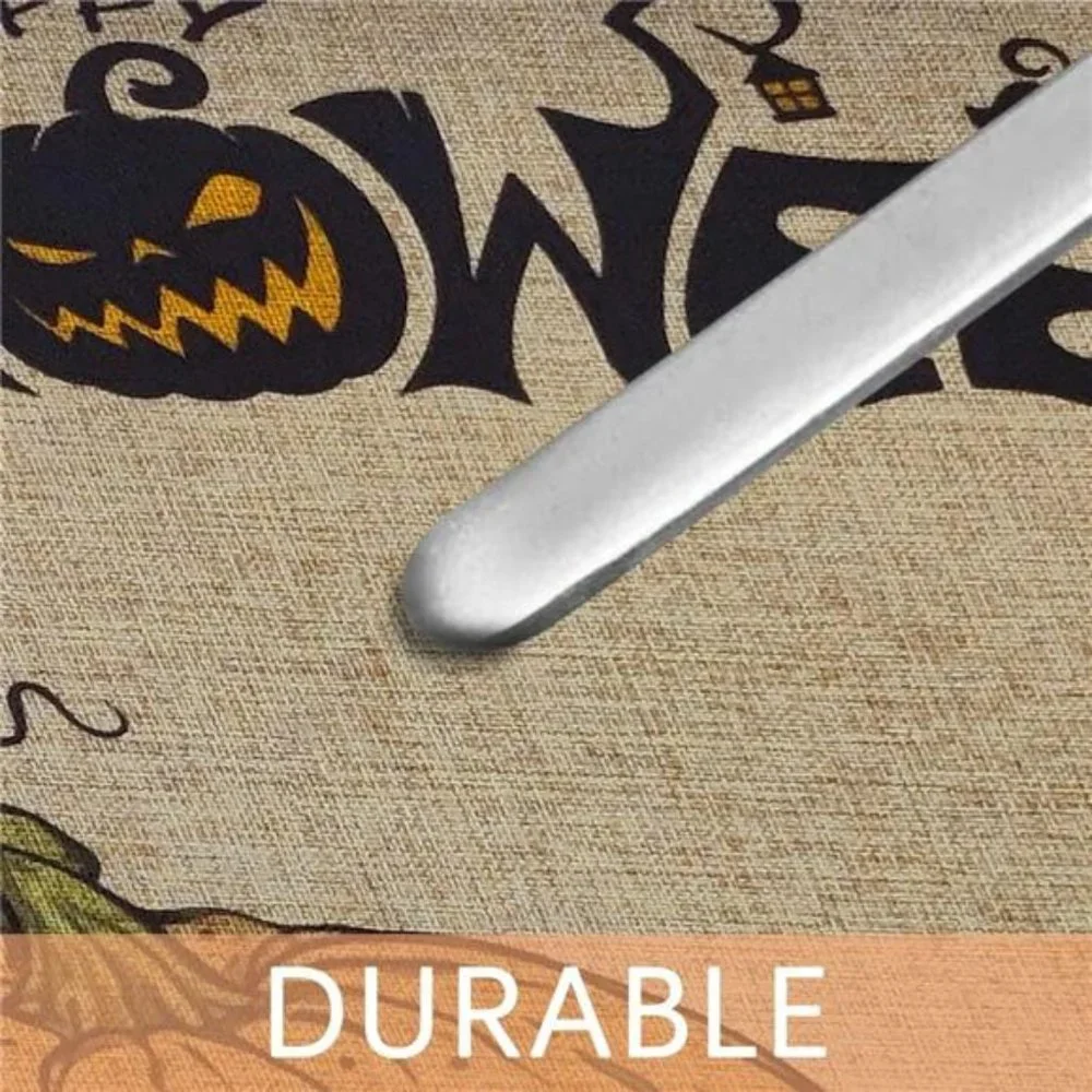 Set of 2; Halloween Decorative Kitchen Mats - Cute Pumpkin Ghost Cat Decor Rug
